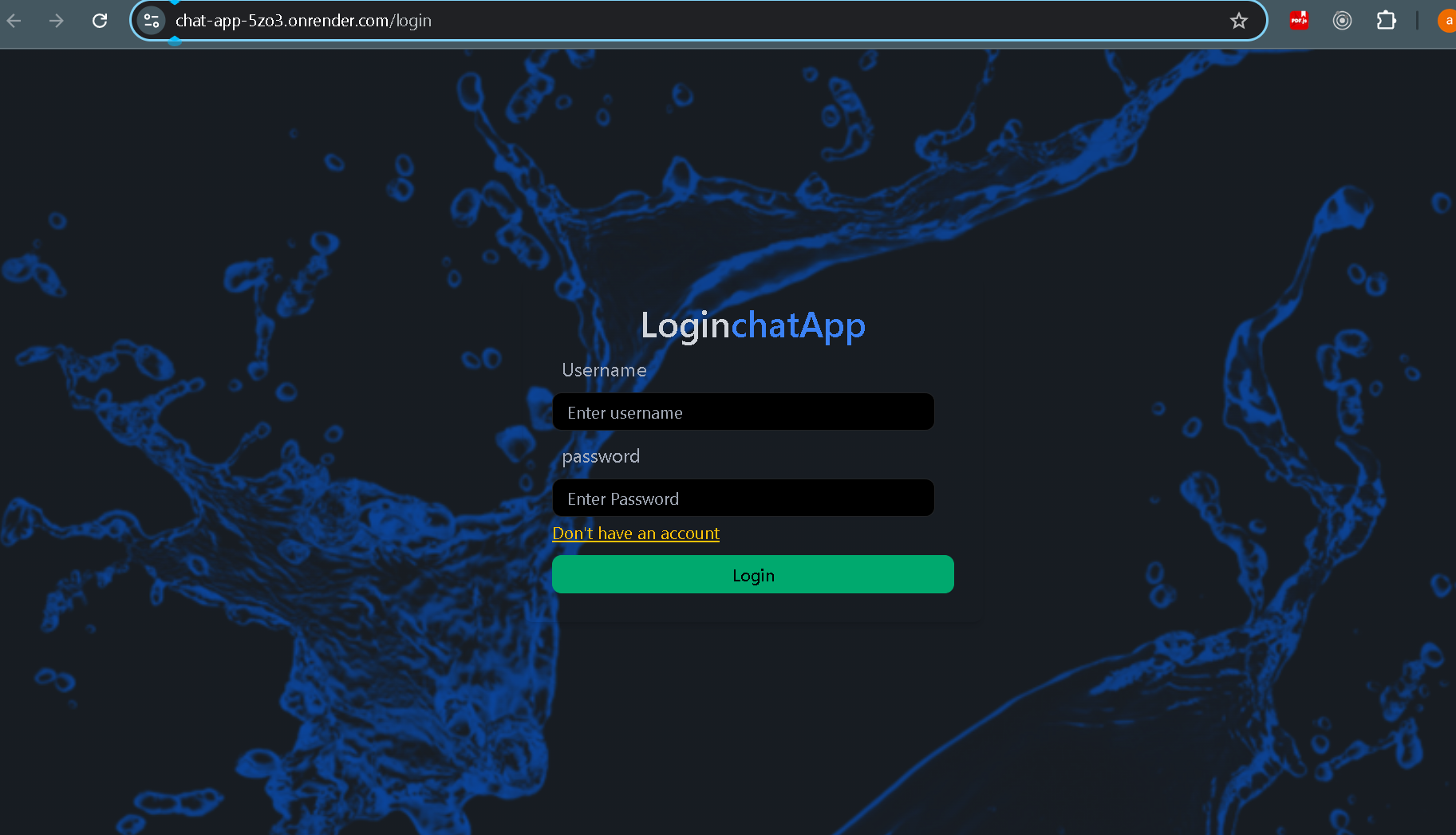 Preview of Real-Time Chat Application